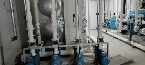 循环水泵、过滤砂缸